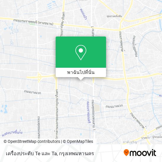 เครื่องประดับ Te และ Ta แผนที่