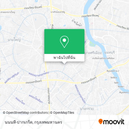 นนนที-ปากเกร็ด แผนที่