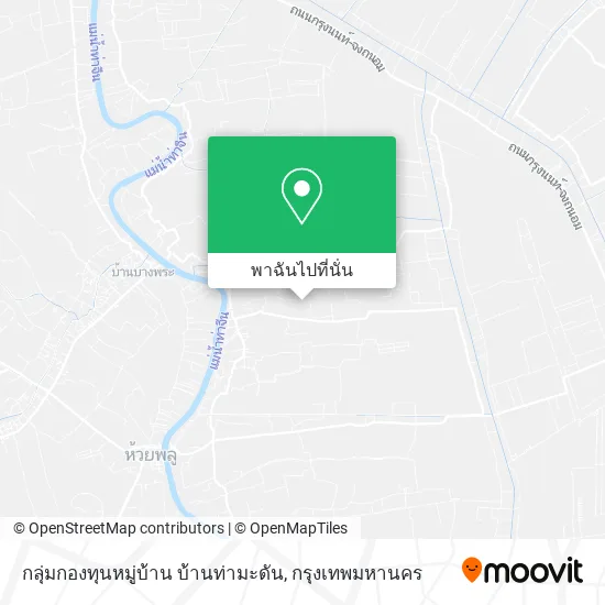 กลุ่มกองทุนหมู่บ้าน บ้านท่ามะดัน แผนที่