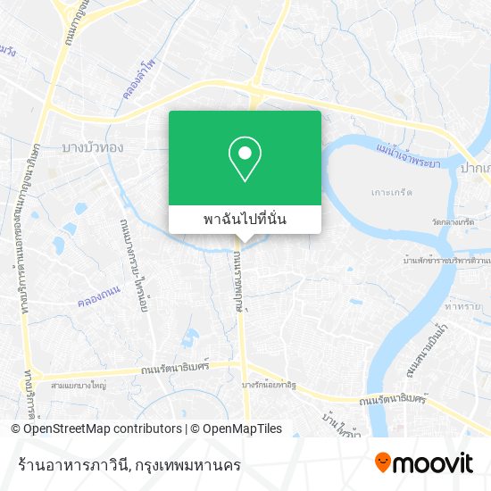 ร้านอาหารภาวินี แผนที่