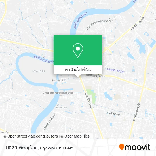 U020-พิษณุโลก แผนที่