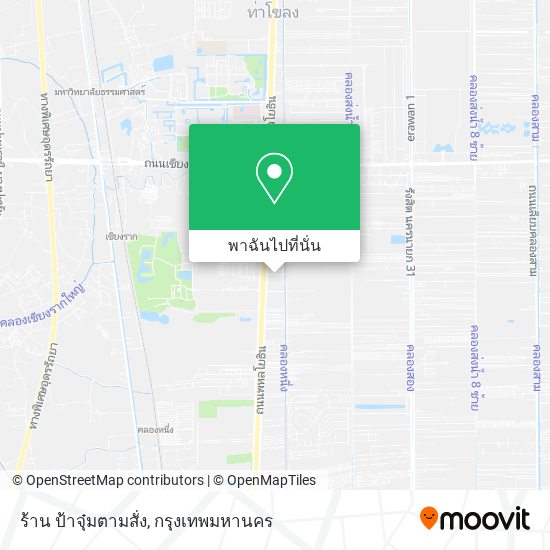 ร้าน ป้าจุ๋มตามสั่ง แผนที่