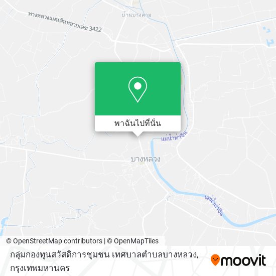กลุ่มกองทุนสวัสดิการชุมชน เทศบาลตําบลบางหลวง แผนที่