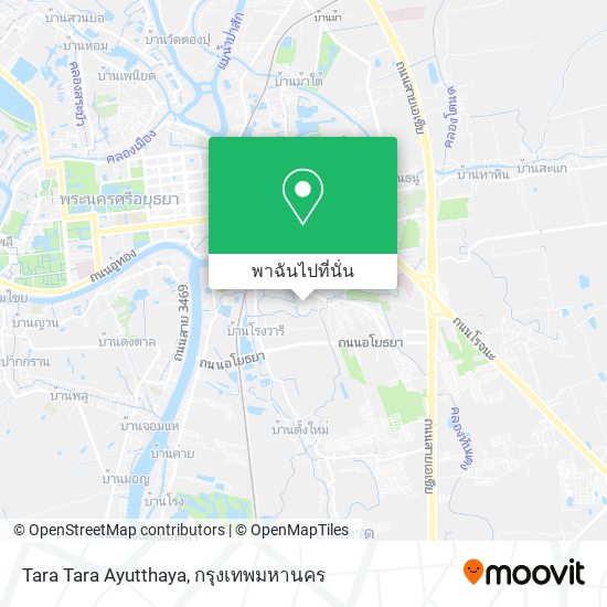 Tara Tara Ayutthaya แผนที่