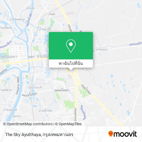 The Sky Ayutthaya แผนที่