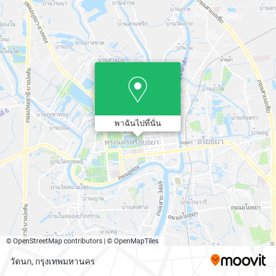 วัดนก แผนที่