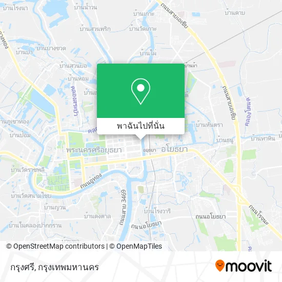 กรุงศรี แผนที่