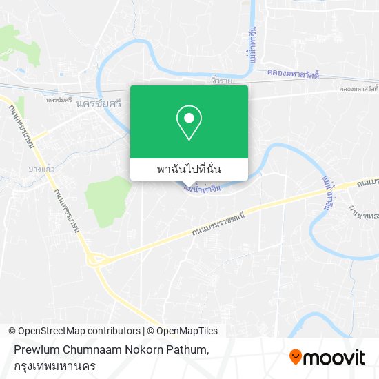 Prewlum Chumnaam Nokorn Pathum แผนที่
