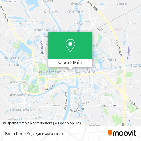 Baan Khun Ya แผนที่