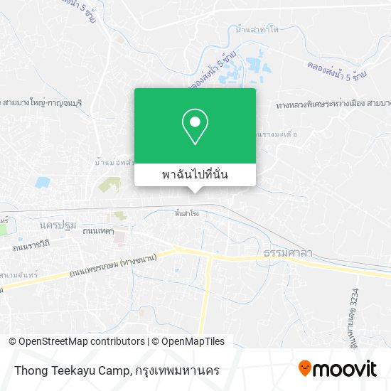 Thong Teekayu Camp แผนที่