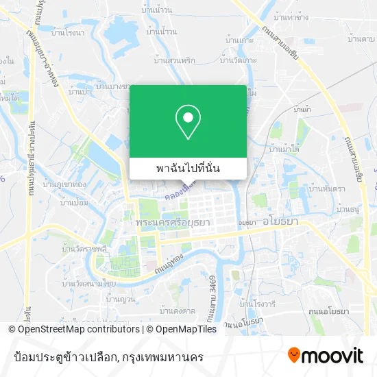 ป้อมประตูข้าวเปลือก แผนที่