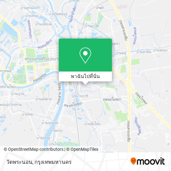 วัดพระนอน แผนที่