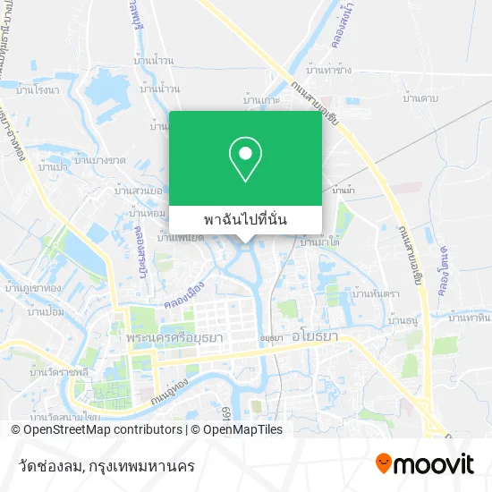 วัดช่องลม แผนที่