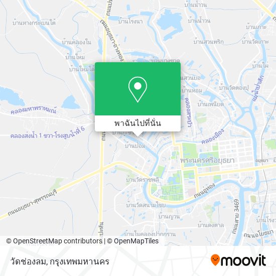 วัดช่องลม แผนที่