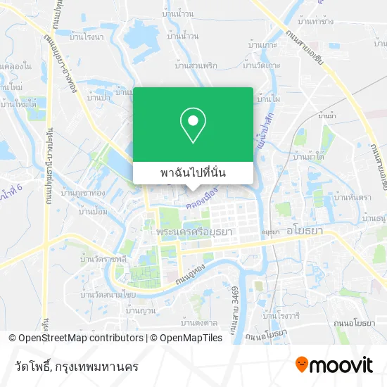 วัดโพธิ์ แผนที่