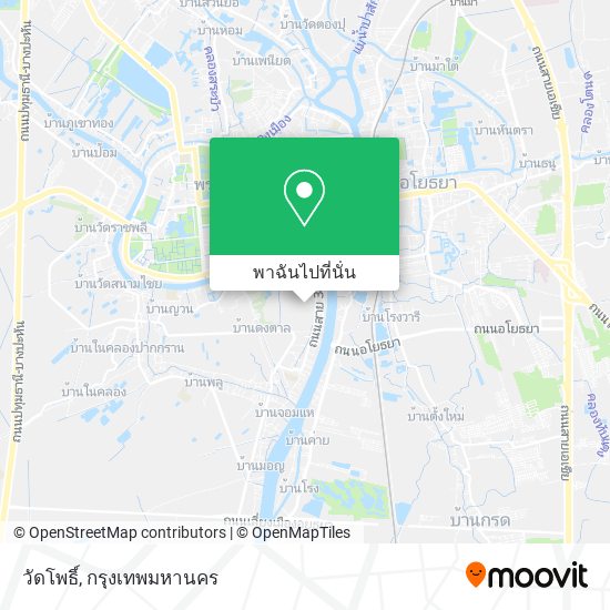 วัดโพธิ์ แผนที่