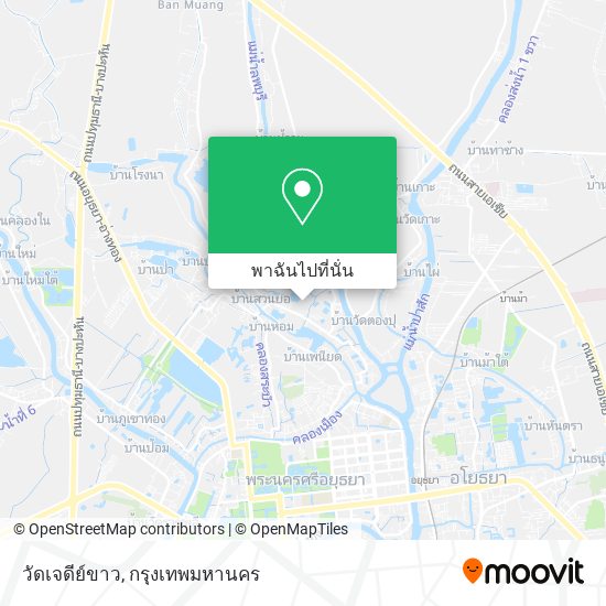 วัดเจดีย์ขาว แผนที่