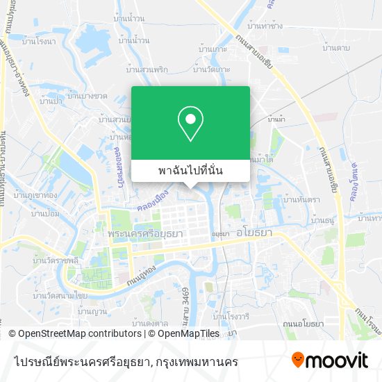 ไปรษณีย์พระนครศรีอยุธยา แผนที่