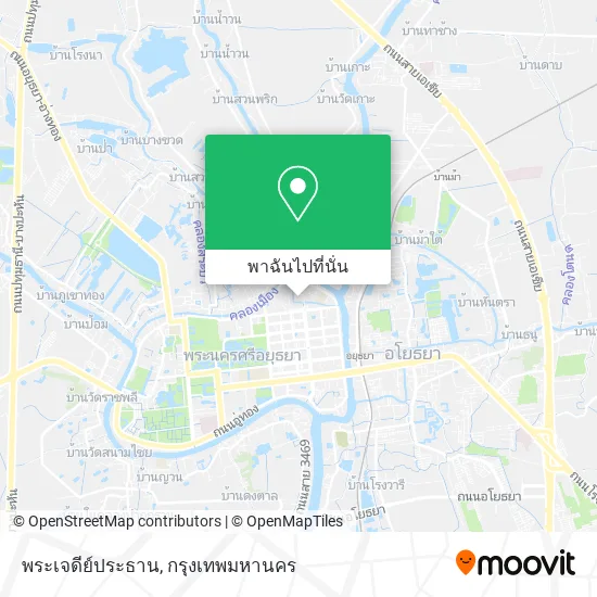 พระเจดีย์ประธาน แผนที่