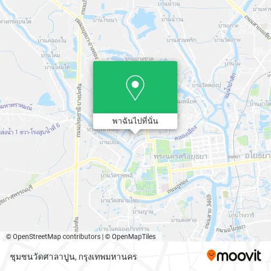 ชุมชนวัดศาลาปูน แผนที่