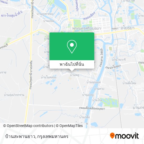 บ้านสะพานยาว แผนที่