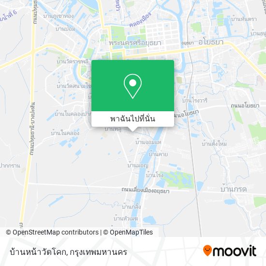 บ้านหน้าวัดโคก แผนที่