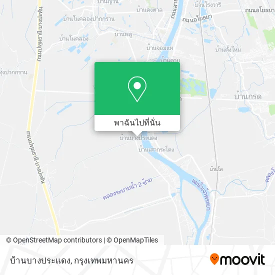บ้านบางประแดง แผนที่