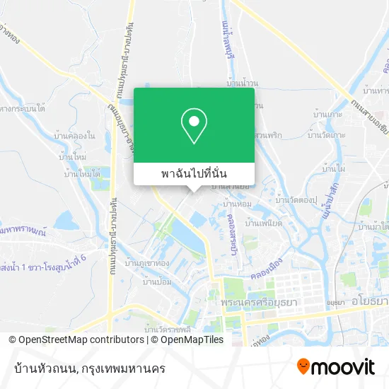 บ้านหัวถนน แผนที่