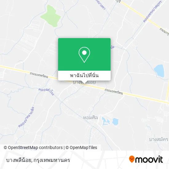 บางพลีน้อย แผนที่