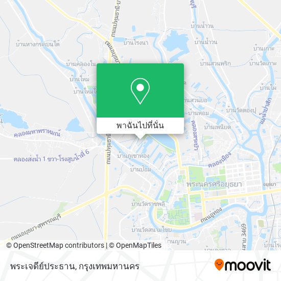 พระเจดีย์ประธาน แผนที่