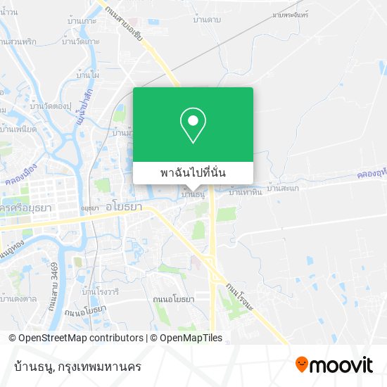 บ้านธนู แผนที่
