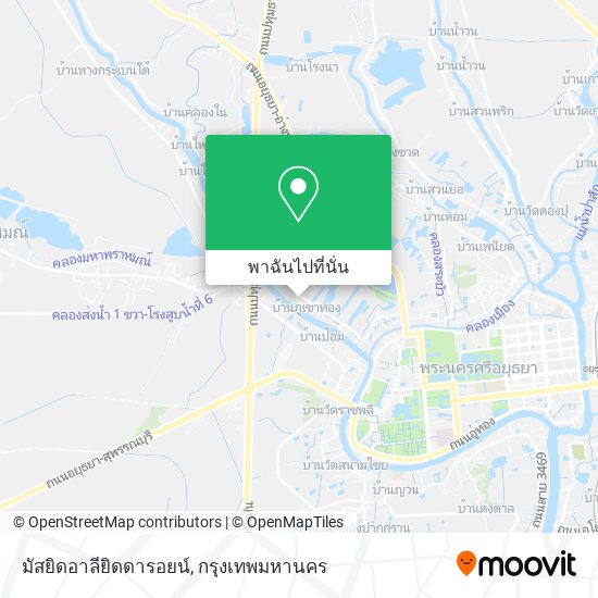 มัสยิดอาลียิดดารอยน์ แผนที่