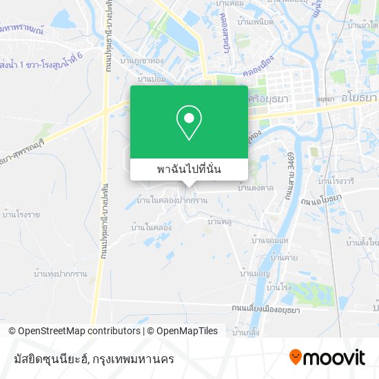 มัสยิดซุนนียะฮ์ แผนที่