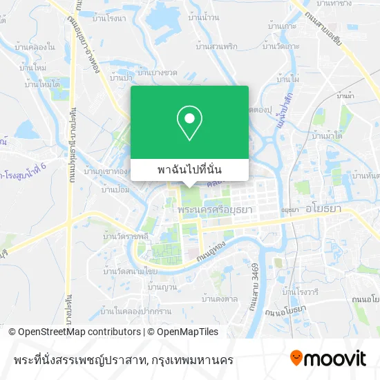 พระที่นั่งสรรเพชญ์ปราสาท แผนที่