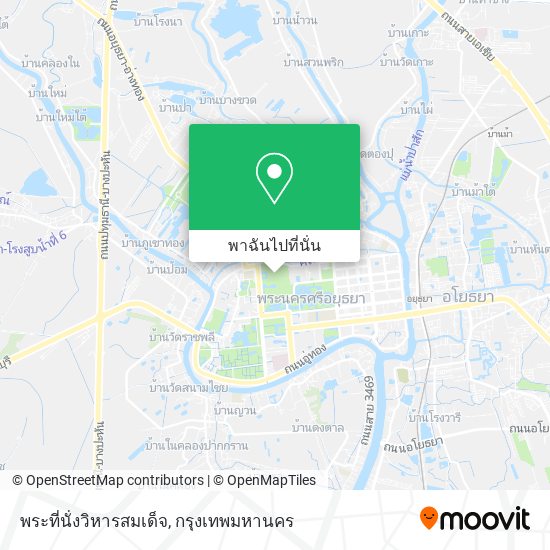 พระที่นั่งวิหารสมเด็จ แผนที่