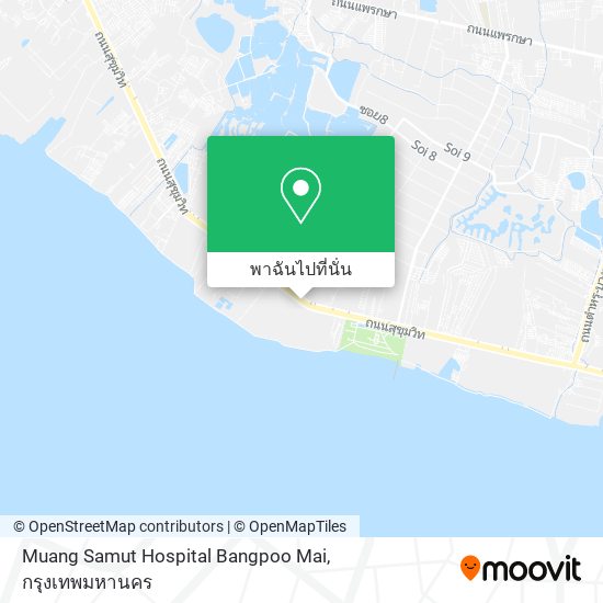Muang Samut Hospital Bangpoo Mai แผนที่