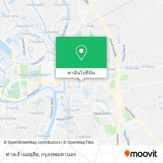 ศาลเจ้าแม่ดุสิต แผนที่