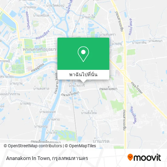 Ananakorn In Town แผนที่