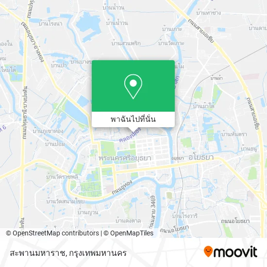 สะพานมหาราช แผนที่