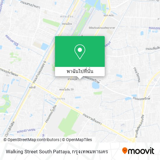 Walking Street South Pattaya แผนที่