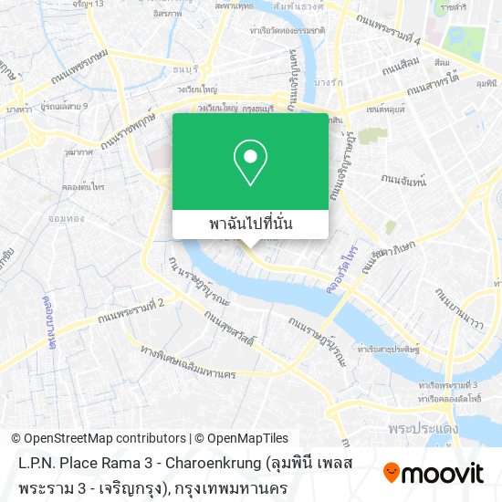 L.P.N. Place Rama 3 - Charoenkrung (ลุมพินี เพลส พระราม 3 - เจริญกรุง) แผนที่
