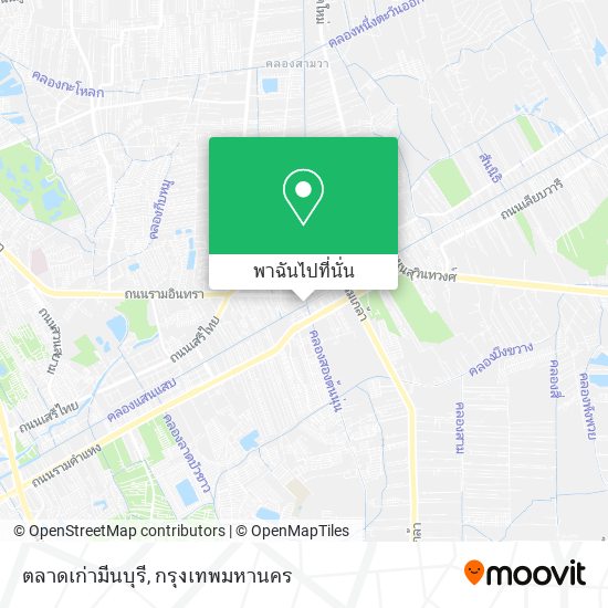 ตลาดเก่ามีนบุรี แผนที่