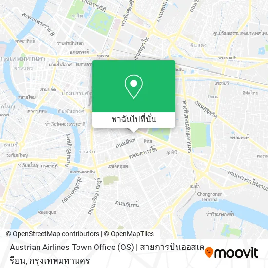 Austrian Airlines Town Office (OS) | สายการบินออสเตรียน แผนที่
