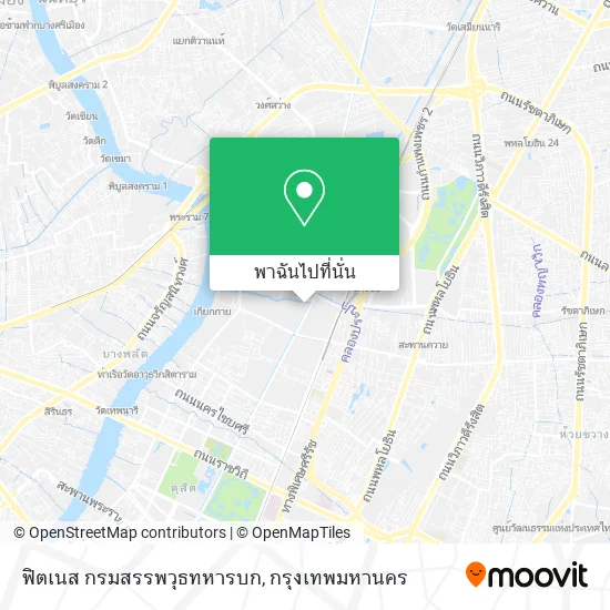 ฟิตเนส กรมสรรพวุธทหารบก แผนที่