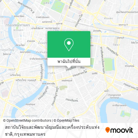 สถาบันวิจัยและพัฒนาอัญมณีและเครื่องประดับแห่งชาติ แผนที่