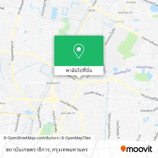 สถาบันเกษตราธิการ แผนที่