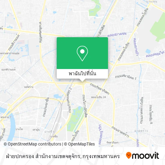 ฝ่ายปกครอง  สำนักงานเขตจตุจักร แผนที่