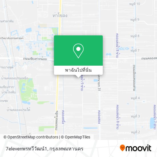 7elevenพรทวีวัฒน์1 แผนที่