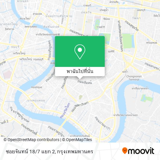 ซอยจันทน์ 18/7 แยก 2 แผนที่