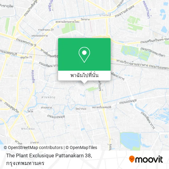 The Plant Exclusique Pattanakarn 38 แผนที่